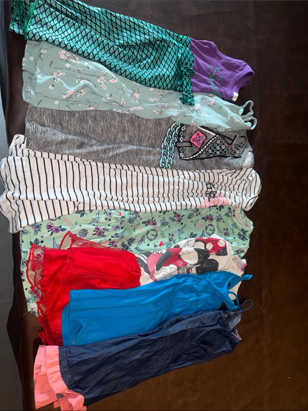 (8 Dresses/1 price) Mixed Girls' Tank & Dress Lot - Bright Multi-Color